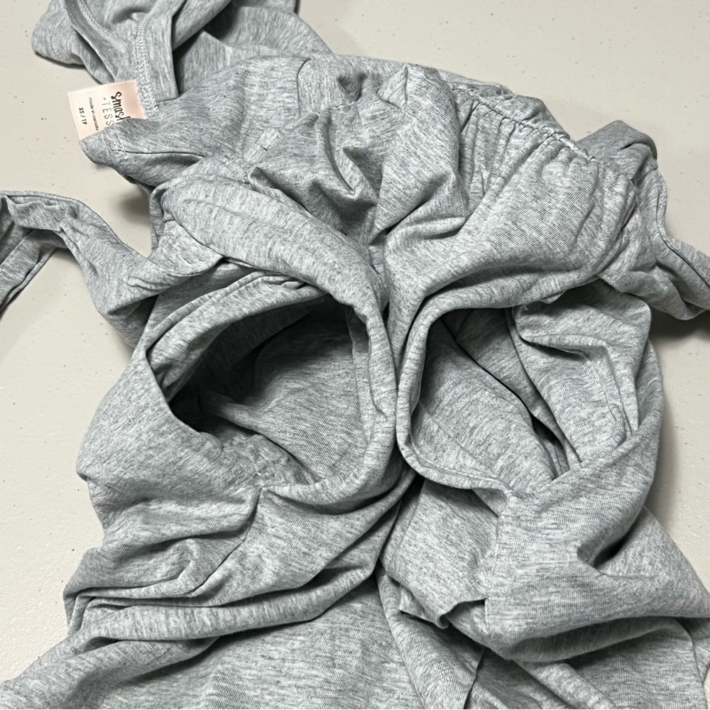 Smash + Tess Rebecca Wrap Dress Heather Grey - Picture 7 of 11